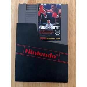 Mike Tyson's Punch-Out!! Nintendo NES Game Cartridge NES-PT-USA with Sleeve